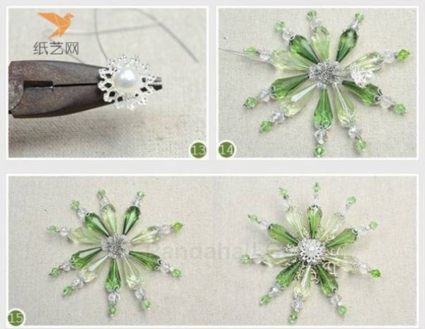 Beading Tutorial Beading Sapphire Flower DIY Making Tutorial