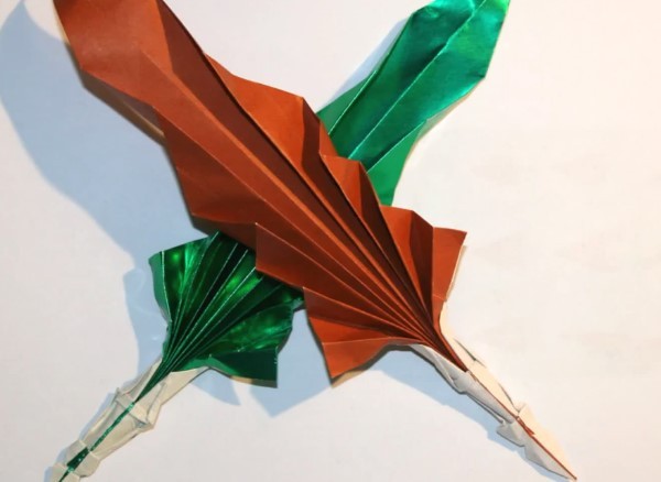 Origami Encyclopedia teaches you how to make origami quills by hand