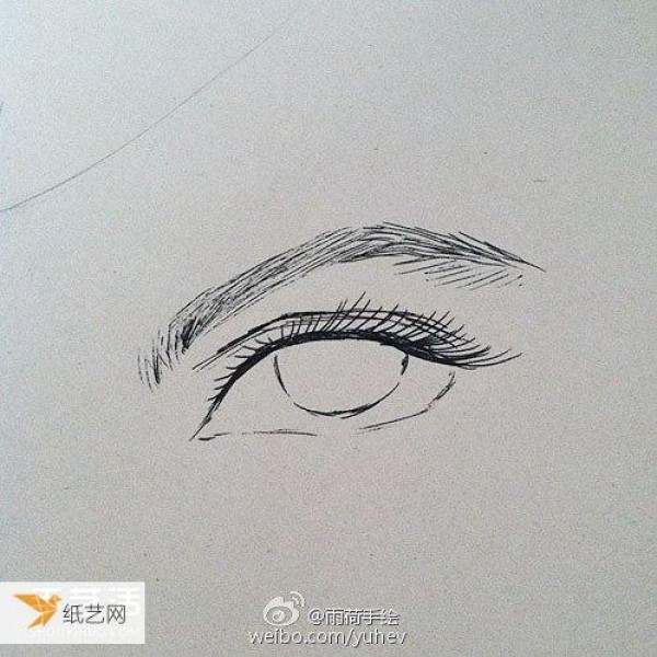 The basic steps of drawing male eyes that look heroic