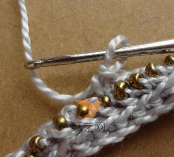 Crochet beaded style bracelet making tutorial