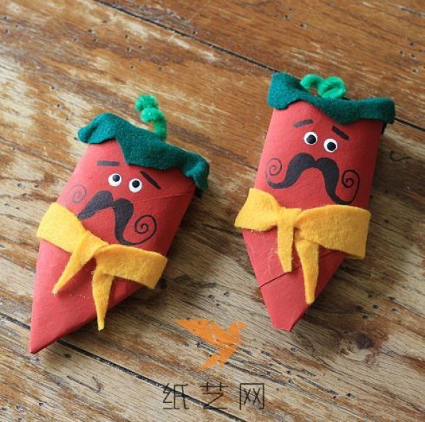 Tutorial on how to make handmade radish for Childrens Day