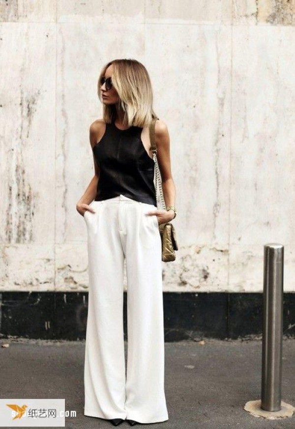 Tips for wearing simple white pants that you must try in summer