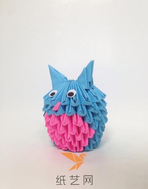 Tutorial on how to make a cute triangular owl