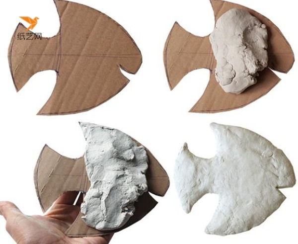 A seemingly complex but super simple ultra-light clay craft