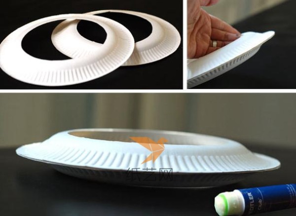 Tutorial on using disposable plates to make beautiful flying saucers