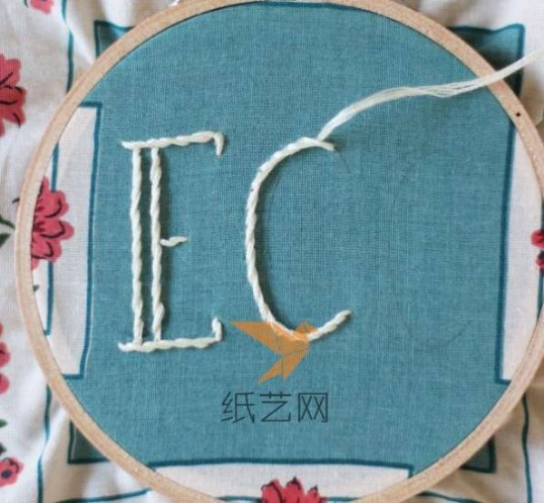 Beautiful embroidery pattern decoration making tutorial