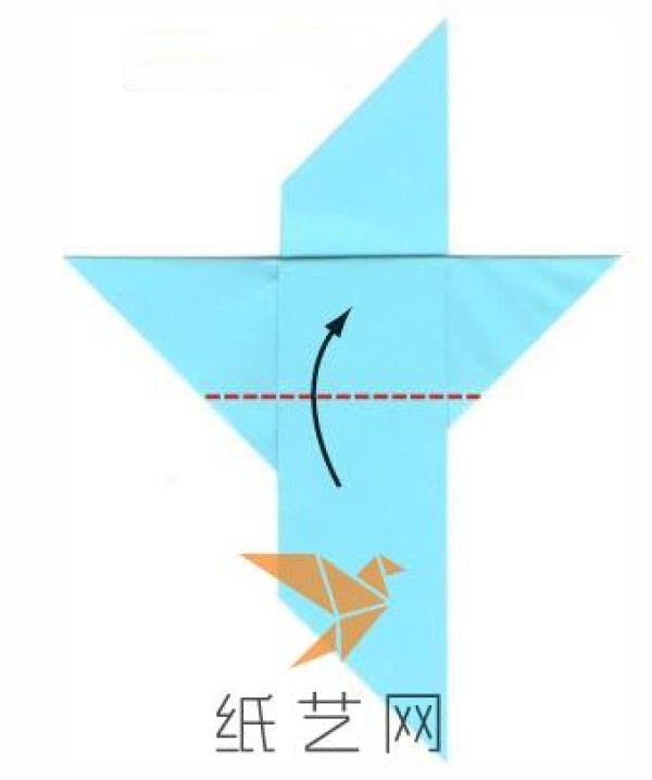 Tutorial on how to make origami peace doves for children during the Spring Festival