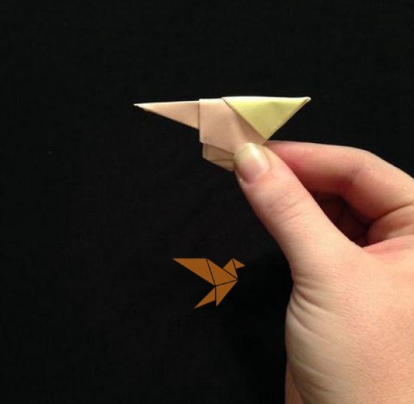 Cute origami bird making tutorial