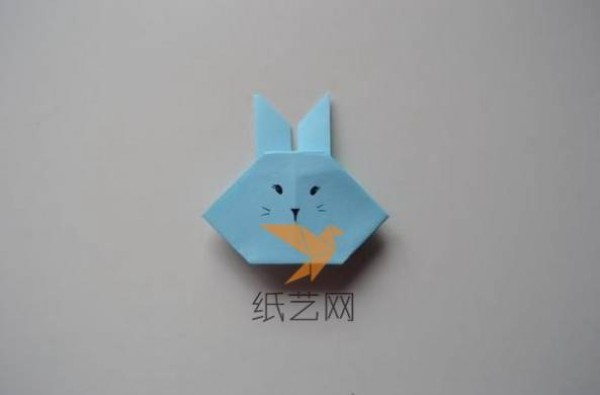 Cute origami rabbit handmade tutorial for children