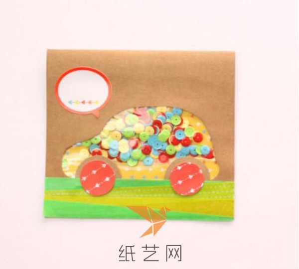 Cute car greeting card making tutorial