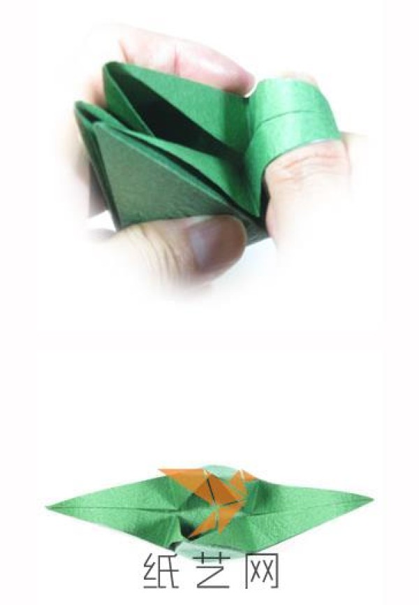 Flowering origami box making tutorial