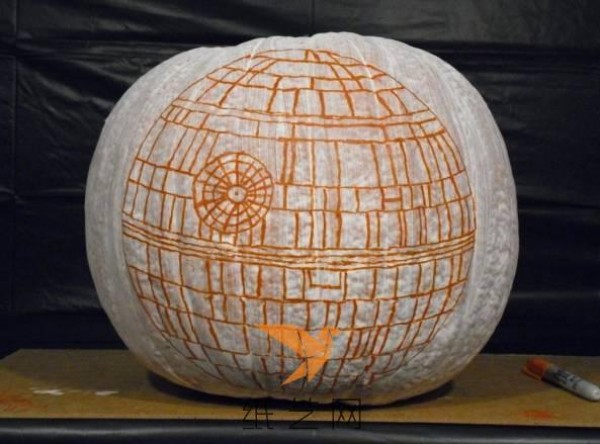 Death Star Pumpkin Lantern Halloween Lantern Making Tutorial