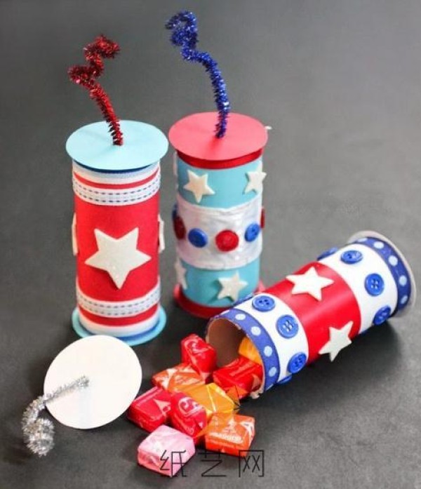 Toilet paper tube making cute candy box Children’s Day gift tutorial