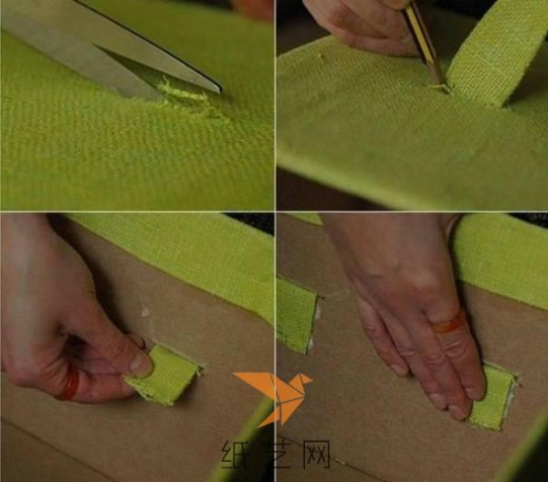 Tutorial on making beautiful clothing storage boxes from old cardboard boxes