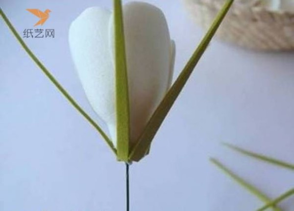 Nonwoven Tutorial Nonwoven White Begonia Bouquet DIY Making Tutorial