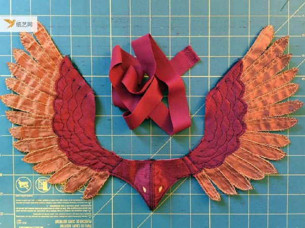 Super beautiful! Fabric Phoenix Mask (with tutorial and template)