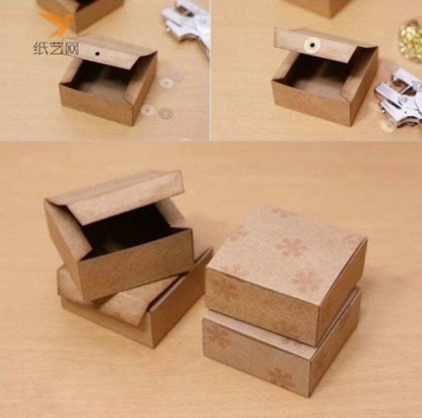 Paper art tutorial teaches you how to make an exquisite gift box out of cardboard Paper art making tutorial