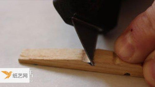 Use wooden clips to make your own personalized toy gun