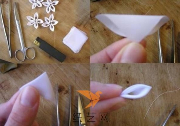 Fabric Pear Blossom U-shaped Ornament Making Tutorial Fabric Tutorial