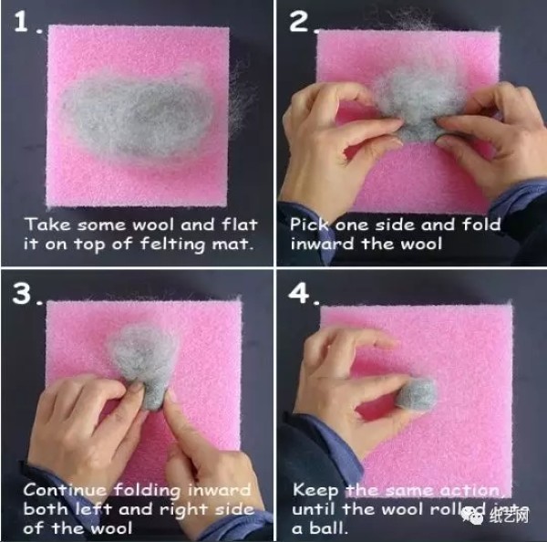 Wool felt introductory tutorial