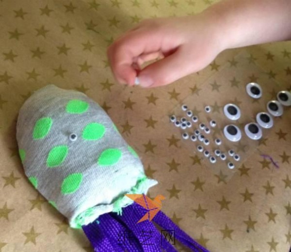 Childrens Day handmade socks little octopus making tutorial