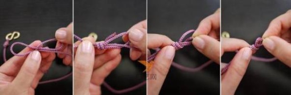 Three-minute tutorial on how to make a beautiful braided bracelet