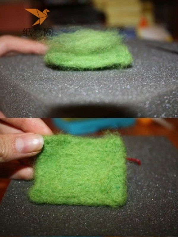 Embroidery felt wool felt DIY production tutorial