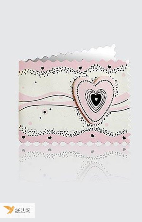 Picture material tutorial for hand-making Valentines Day greeting cards