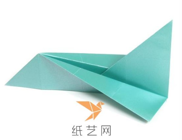 Simple origami airplane DIY tutorial for children