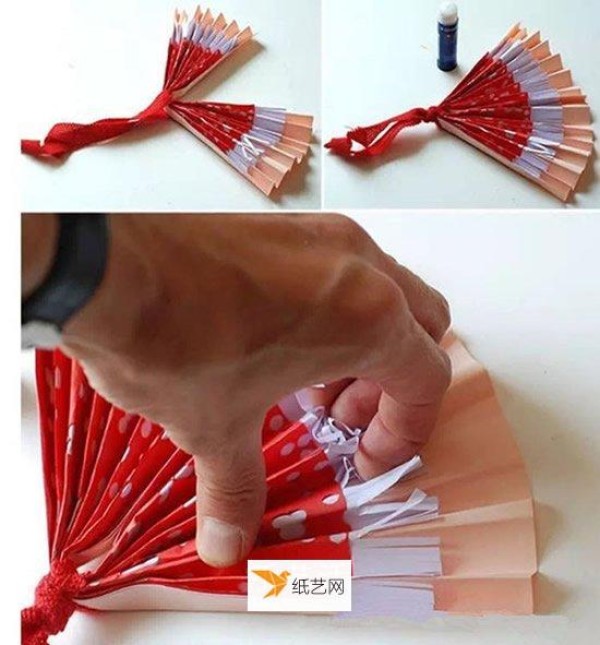 Kindergarten handicraft course—making simple and beautiful paper fans