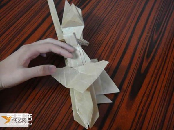 Origami tutorial for Shakugan anime character Shana