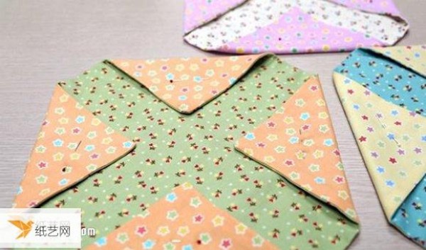 Tutorial on how to make handmade fabric cherry blossom bags