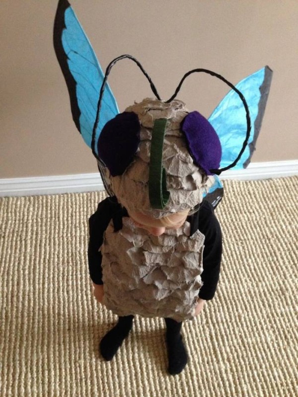 Paper art small butterfly wings matching hat and body tutorial