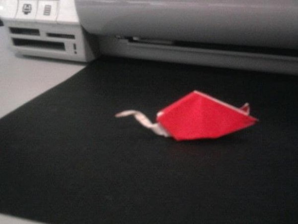 Cute origami mouse making tutorial