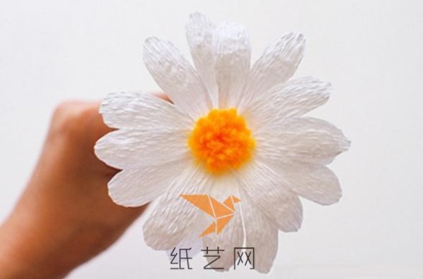 Small and fresh daisy paper flower making tutorial