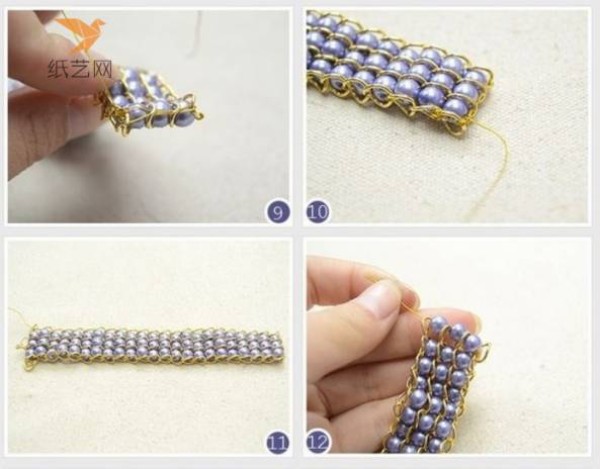 Beading TutorialJinse Nianhua Beaded Bracelet Making Tutorial