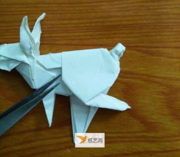 How to make a complicated rabbit using origami