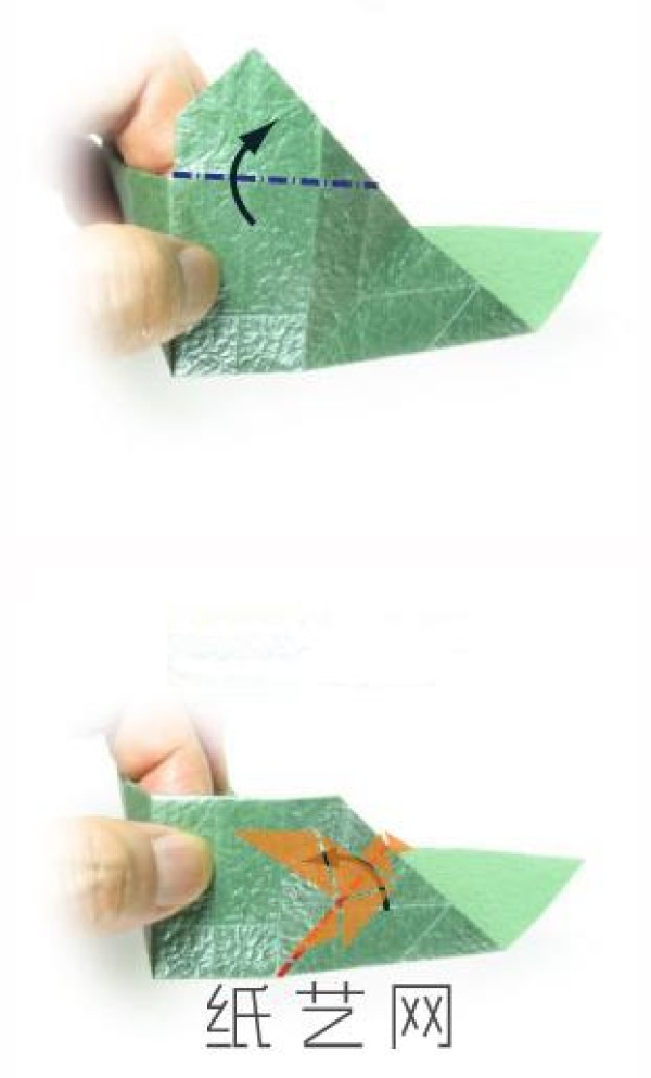 Manual origami high origami box making tutorial