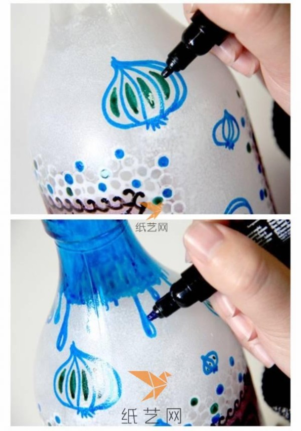 Turn waste into treasure. Personalized graffiti drawings made from finished glass beverage bottles.