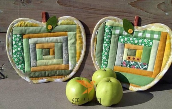 Beautiful Apple Fabric Pot Holder Mother’s Day Gift Making Tutorial