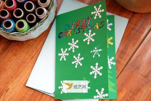 Experience the colorful and wonderful production tutorial of DIY Christmas cards