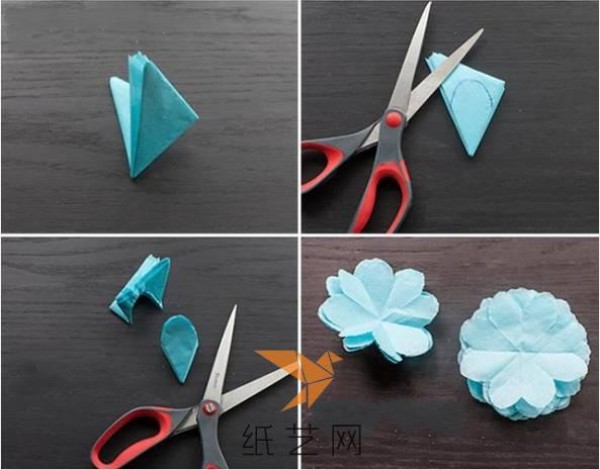 Beautiful paper flower Christmas gift decoration tutorial