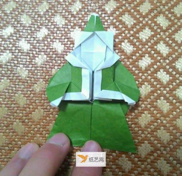 Fold Santa Claus step by step using origami