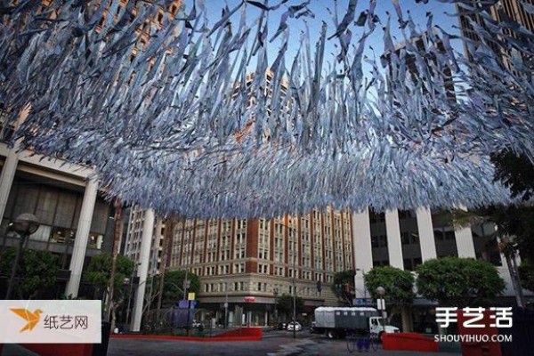 Is it suspected that the Milky Way has fallen into the sky? Full display of Liquid Shard installation art works