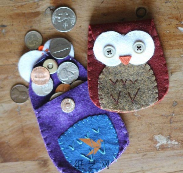 Tutorial on making a cute little owl coin purse