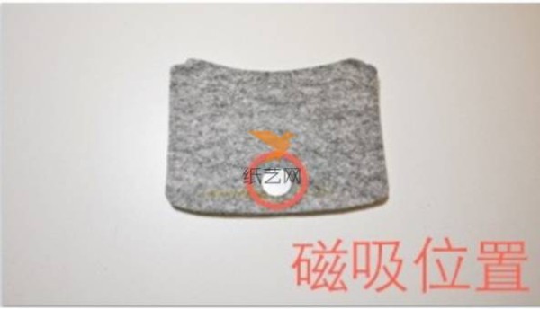 High-grade gray non-woven card holder non-woven production tutorial