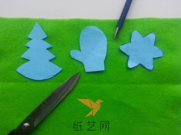 Christmas decoration simple tutorial for making Christmas tree hanging ornaments