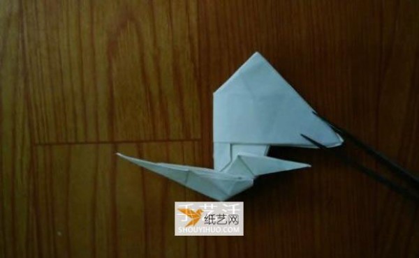 How to make a complicated rabbit using origami