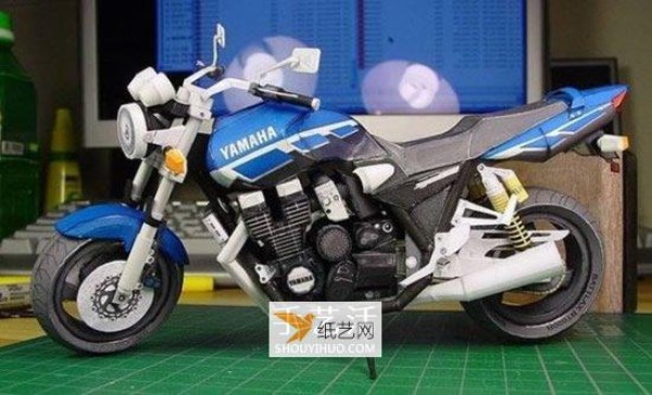 Comprehensive appreciation of YAMAHA XJR1300 classic motorcycle paper model