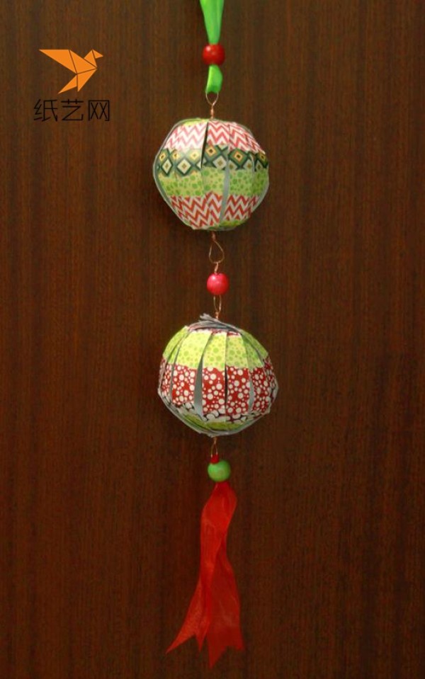 Simple and beautiful New Year lantern decoration making tutorial